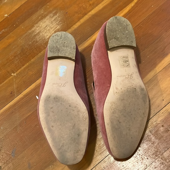 J Crew Pink Velvet Loafers - Picture 6 of 14
